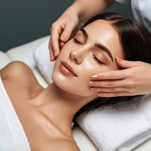 ai generated, facial, clinic, woman, skincare, medical, dermatology